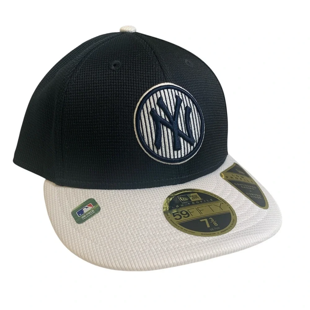 New Era New York Yankees Batting Practice Low Profile Navy 59FIFTY Hat Cap 7 3/8